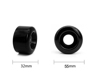 LeGood Custom Size High Quality 4pcs one set PU skate <b>wheels</b> 55x32mm without bearings - Product Image 4