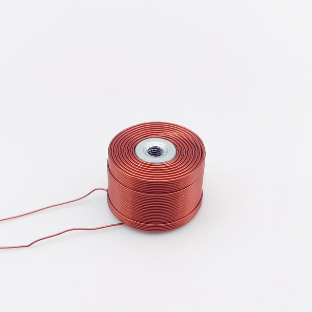 Custom Iron Core Screw Hole Pure Copper Coil Diameter 20mm Height 12mm Magnetic Levitation Coil for Exhibition Design