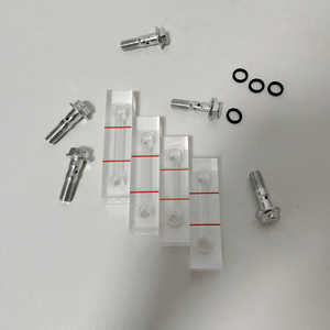 Jauge de niveau d'huile Manny YJ-095 avec fenêtre en verre pour la surveillance du niveau de lubrifiant du compresseur - Product Image 5