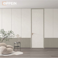 Pintu Interior Modern OPPEIN Custom MDF PVC untuk Kamar Tidur, Ruang Tamu, Kamar Mandi & Dapur