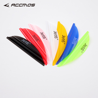 Lot de 50 plumes spirales durables de 1,75 et 2 pouces pour tir à l'arc, chasse et accessoires de bricolage pour flèches