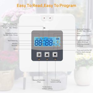 Automatique Kit <span class=keywords><strong>D</strong></span>'arrosage Goutte À Goutte, Système <span class=keywords><strong>D</strong></span>'arrosage Automatique, Vacances Plante L'arrosage Réglage de L'heure, pour le <span class=keywords><strong>Jardin</strong></span> <span class=keywords><strong>D</strong></span>'<span class=keywords><strong>intérieur</strong></span>/En Pot - Product Image 4
