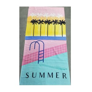 Plush Feel 100% Cotton Ring Spun Printed Terry <b>Towels</b> Featuring Dense Terry Construction And Fade Resistant Prints - Product Image 5