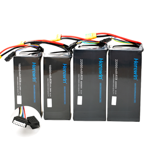 Batería de Litio Herewin de 16000mAh 22000mAh 6S 22.2V para Drones y Máquinas Agrícolas Hecha de Plástico y Metal - Product Image 1
