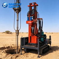 Machine de forage rotative portable pour puits d'eau, équipement de forage hydraulique diesel pour projets de construction de puits profonds