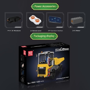 <span class=keywords><strong>Camion</strong></span> à <span class=keywords><strong>benne</strong></span> basculante articulé 17092, <span class=keywords><strong>camion</strong></span> technique, grue, véhicule, blocs de construction, crochet de levage, remorque de voiture, modèle de <span class=keywords><strong>jouet</strong></span> pour enfants, cadeaux - Product Image 4
