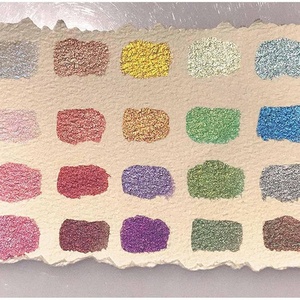 Artecho Juego <span class=keywords><strong>de</strong></span> Pintura <span class=keywords><strong>de</strong></span> Acuarela, Caja Portátil Metálica, 20 Colores Perla, 1ml, para Lienzo, Pintura, Principiantes y <span class=keywords><strong>Profesionales</strong></span> - Product Image 4