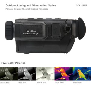 Dispositivo de Imagem Térmica Infravermelha Leve QCNV QCx325MR com Resolução de 1024x768 e Alcance de 10-1200m para Visão Noturna - Product Image 4