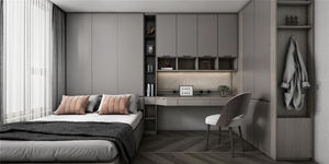 تصميم بسيط مخصص خزانة خزانة الحديثة خزانة ملابس لغرفة النوم مع مضمد - Product Image 4