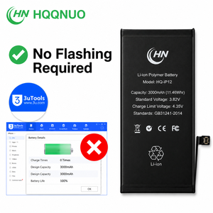 Batteries au lithium rechargeables pour téléphone, <span class=keywords><strong>batterie</strong></span> de remplacement pour <span class=keywords><strong>iPhone</strong></span> <span class=keywords><strong>11</strong></span> 12 13 14 15 16 17 Pro Max - Product Image 1