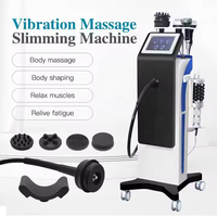 Appareil de massage vibrant G8 pour brûler les graisses, avec brosse bio, aspiration, chauffage et microcourant, pour le corps et les abdominaux, soin des mains/jambes/taille