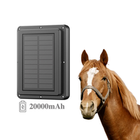 Rastreador GPS Beidou con Panel Solar, Versión Mundial 4G, Resistente al Agua IP67, Función de Posicionamiento GPS para Ganado, Compatible con IOS