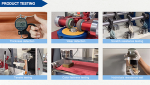 Искусственная Синтетическая кожаная ткань с покрытием для подкладки обуви на заказ - Product Image 6