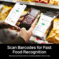 Báscula Digital de Alimentos de Acero Inoxidable con Asa Integrada para Colgar, Báscula de Cocina con Pantalla TFT a Color Vibrante, 5 kg