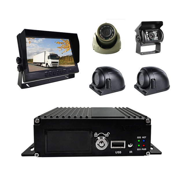 SD Card Mobile DVR 1080P 4CH MDVR with 4G WiFi GPS for Vehicle/Truck-12 Months Warranty