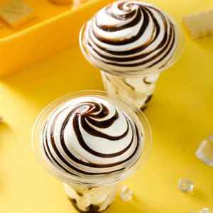 Glace au yaourt Mengniu en pot rotatif, saveurs myrtille, <span class=keywords><strong>vanille</strong></span> et chocolat, deux saveurs de <span class=keywords><strong>cornets</strong></span> de glace - Product Image 4