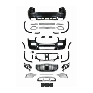 Kit de carrosserie AMG pour <span class=keywords><strong>Mercedes</strong></span> Benz <span class=keywords><strong>GLC</strong></span> X253 <span class=keywords><strong>GLC</strong></span> <span class=keywords><strong>350</strong></span> 400 450 y compris pare-chocs de voiture Accessoires Grille Spoiler arrière Diffuseur arrière - Product Image 6