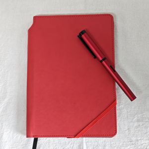 Design Custom Pen and Notepad Combination Leather <b>Notebook</b> Luxury Company Gift Personalized Men's Business Gift <b>Set</b> - Product Image 3