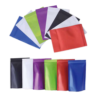 Sachet Doypack Violet Épais Réutilisable Résistant à la Chaleur et à l'Humidité en PE Mylar Imprimé par Héliogravure avec Fermeture Zip pour Stockage à Long Terme d'Aliments pour Animaux de Compagnie