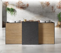 Élégant design moderne mobilier de bureau surmoi design de comptoir de bureau table de réception