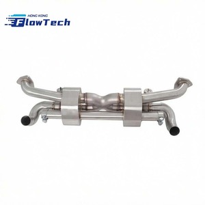 ระบบท่อไอเสียแบบ Catback พร้อมวาล์ว วัสดุ 304 SS ปลายท่อแบบ Quad และระบบควบคุมวาล์วแบบ OEM สำหรับรถ Porsche 991.1 3.4L 3.8L - Product Image 4