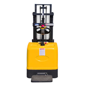 รถยกไฟฟ้ายืนขึ้นรถยกไฟฟ้า1ton M-6M สีเหลือง1.6ทางแคบพาเลทไฟฟ้าสำหรับโรงงานผลิต - Product Image 3