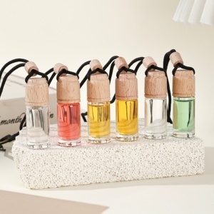 Profumo liquido con olio essenziale da 8 ml, fragranza popolare, diffusore per auto con clip da appendere, bottiglia in vetro, deodorante per auto - Product Image 3