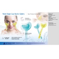 Fabricant direct – Globes de glace Gua Sha en forme de cœur, masseur facial, boules de verre remplies d'eau de haute qualité, couleur et logo personnalisables