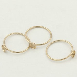 4mm bezel cup xếp chồng vòng trống cho nhẫn trang sức làm cho kích thước <span class=keywords><strong>5</strong></span> 6 7 8 - Product Image 6