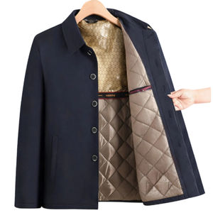 Veste matelassée chauffante en graphène pour <span class=keywords><strong>homme</strong></span>, col boutonné/fermeture éclair, veste d'hiver chaude, Sehe Fashion - Product Image 3
