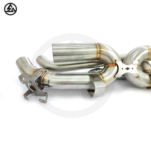 CSZ pour Porsche <span class=keywords><strong>911</strong></span> 992 <span class=keywords><strong>Carrera</strong></span>/Targa/Turbo 3.0TT 3.8TT Échappement sport avec soupapes de contrôle, silencieux à soupapes Axleback - Product Image 5