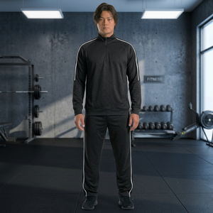 Jogging sportif pour homme Striker en noir, coupe classique, avec fonction de séchage rapide pour la saison d'automne - Product Image 2