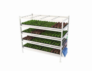 Sistema de Cultivo Hidropónico Multicapa de Microgreens con Cubierta de PVC y ABS de Grado Alimenticio, Bomba de Circulación de Agua Automatizada, Móvil y con Ruedas - Product Image 4