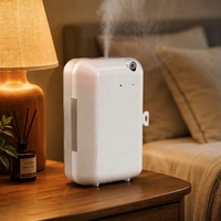 Diffuseur d'huiles essentielles personnalisé mural en plastique blanc commercial diffuseur d'arôme de maison de batterie d'air de parfum manuel