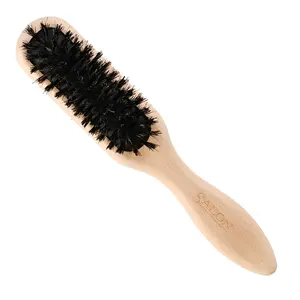 Wood Bristle Hair Brush Customizable Wooden Brush High Quality Cushion Brush Mixed Boar Bristle Adding Shine And Smooth On Hair
