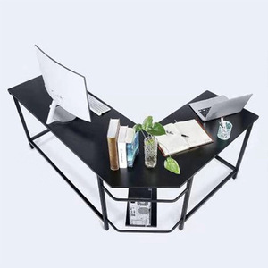 <span class=keywords><strong>Amazon</strong></span> moderna mesa de ordenador <span class=keywords><strong>escritorio</strong></span> hogar Oficina Metal hierro muebles de oficina escuela <span class=keywords><strong>escritorio</strong></span> y silla gran oferta L forma Simple 100 Uds - Product Image 5