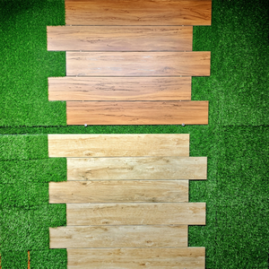 Azulejos de Porcelana con Aspecto de Madera Vintage para Pared y Suelo, Acabado Mate Antideslizante, Borde Rectificado, para Dormitorio, Cafetería, Estudio - Product Image 1