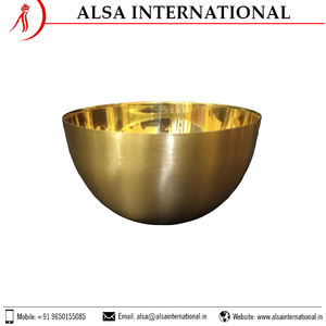 Suministro a granel Cuenco de pulido de oro de latón decorativo para ampliamente Buyres - Product Image 2