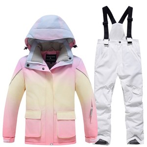 <span class=keywords><strong>Combinaison</strong></span> <span class=keywords><strong>de</strong></span> <span class=keywords><strong>ski</strong></span> pour enfants, tenue d'hiver pour filles, coupe-vent, imperméable, chaude, épaisse, 100% polyester, résistante à l'usure, kits transfrontaliers - Product Image 5