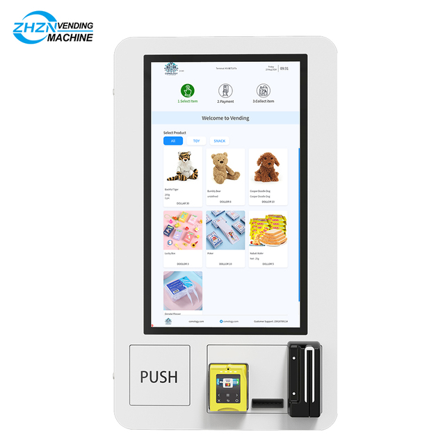 32-Inch Wall Mounted Touch Screen Hotel Restroom Mini Feminine Hygiene Vending Machine Sanitary Napkin Dispenser Vending Machine
