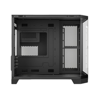 Boîtier PC de jeu Mid Tower M-ATX à flux d'air optimal avec design en verre incurvé Vue sur la mer Matériau plastique État des stocks