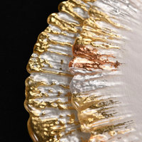 Vente en gros de produits de luxe pour fêtes restaurants et mariages cuisine dîner vaisselle assiettes de service ensemble d'assiettes à dessert en verre