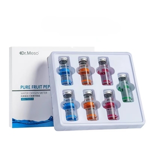 Solution avec 7 flacons pour le jet de diamant, dermabrasion, massage cutané, eau oxygénée, liquide de beauté, spa - Product Image 1