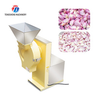 Eenvoudig Te Bedienen Automatische Plantaardig Fruit Knoflook-Ui Weegbree Chips Maken Snijmachine Verwerking Machine