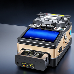 Vollautomatischer Glasfaser-Spleißautomat mit 5-Zoll-HD-LCD, 300-fachem Zoom, Kernausrichtung, Komplettset, Multi-Paket-Export - Product Image 1