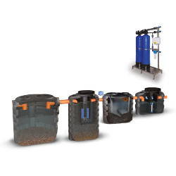 Est 80 Car Wash Maquinaria de tratamiento de agua Sistema de cuidado automático reutilizable - Product Image 2