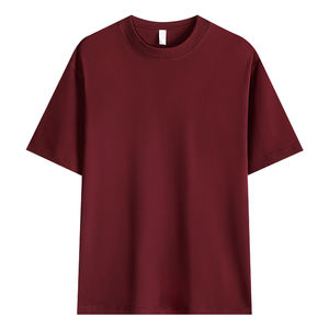 高品質 230g ヘビーウェイト オーバーサイズ <span class=keywords><strong>T</strong></span>シャツ 100% コットン クルーネック 半袖 カジュアルスタイル ユニセックス プラスサイズ 無地<span class=keywords><strong>T</strong></span>シャツ - Product Image 3