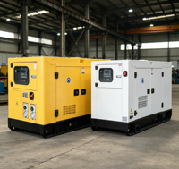 Fabricant de groupes électrogènes 16 24 36 48 64 350 440 640 720 1600 1800 Kva kw Générateur diesel électrique insonorisé à capot silencieux Per Kin
