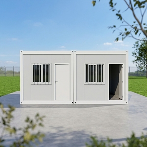 Casa Contenedor Desmontable de Instalación Rápida, Edificio Prefabricado de Acero Desmontable para Alojamiento Temporal en Sitios de Obra - Product Image 1