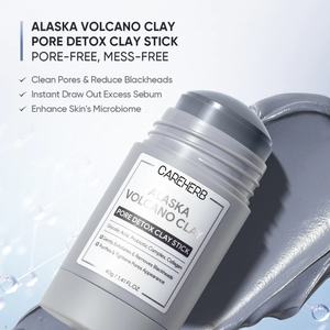 Masque en bâton d'argile volcanique d'Alaska pour le visage, nettoyant en profondeur les pores et réparateur de la barrière cutanée, éliminateur de points noirs, OEM ODM - Product Image 4